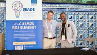 Zleva: Jakub Hruška (CzechInvest) a Tendai Pasipamire, ředitel centra ENRICH in Africa, Foto: EBN